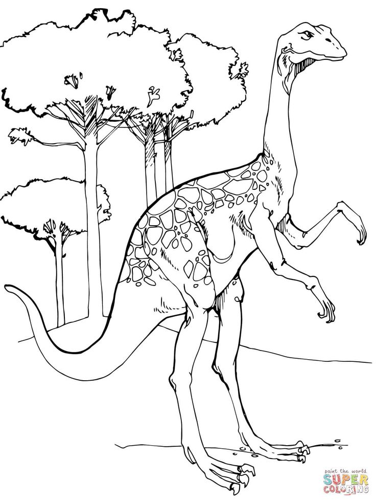 gallimimus-kleurplaat-gratis-2