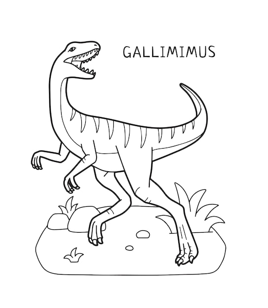 gallimimus-kleurplaat-gratis-5