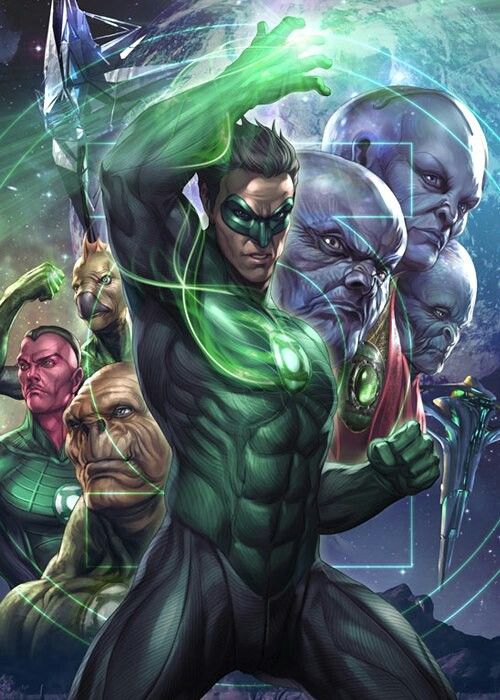 green lantern-kleurplaat-gratis-3