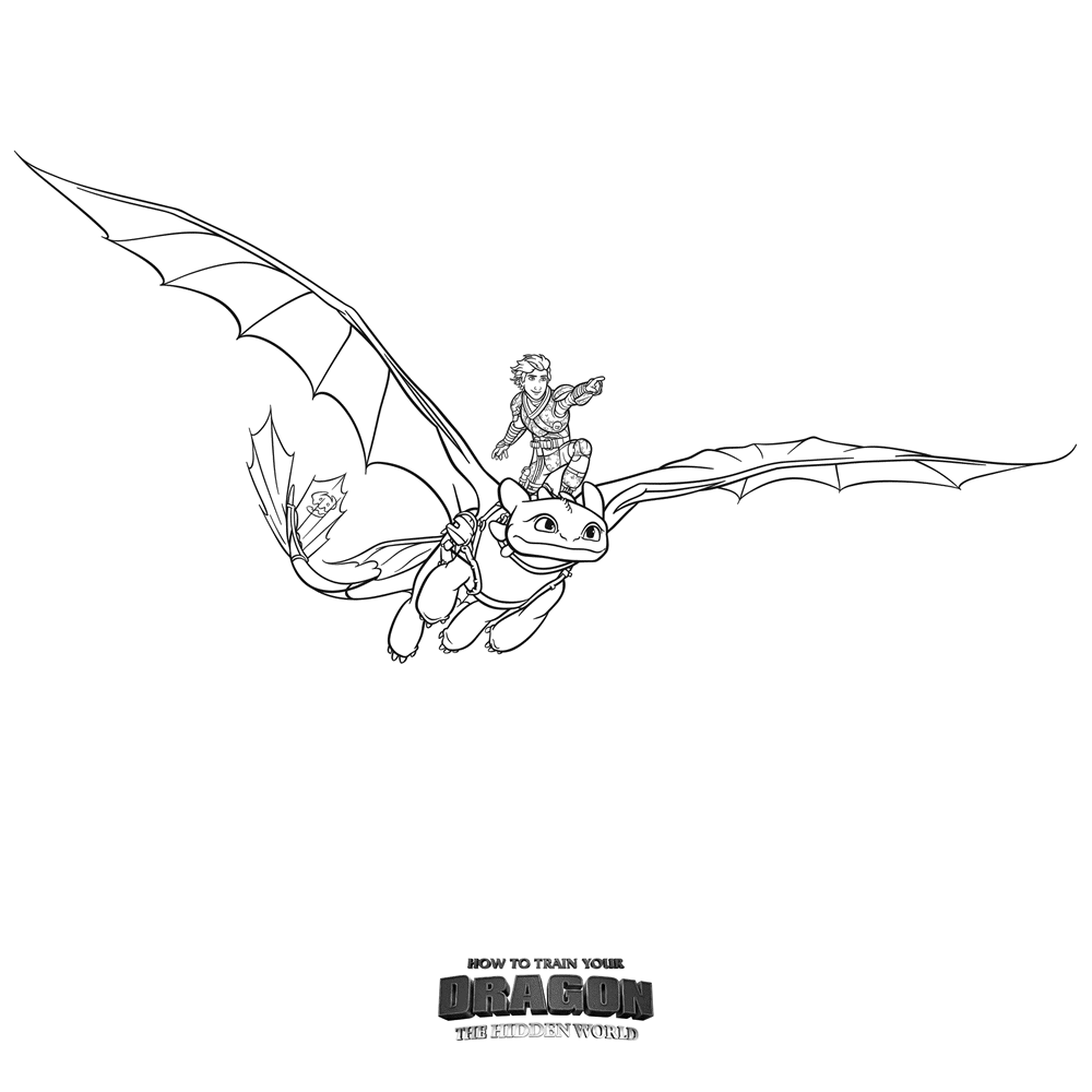 hoe tem je een draak how to train your dragon-kleurplaat-gratis-13