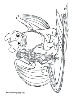 hoe tem je een draak how to train your dragon-kleurplaat-gratis-5