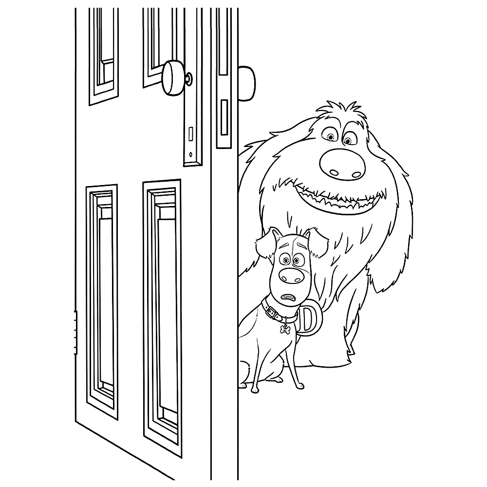 huisdiergeheimen the secret life of pets-kleurplaat-gratis-15
