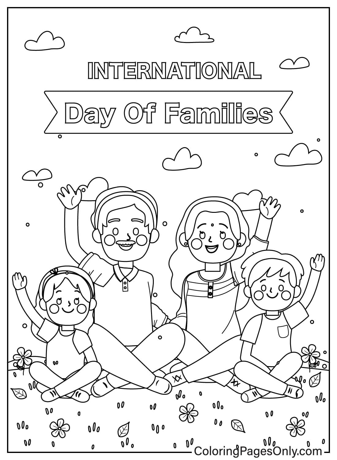 internationale dag van de familie 15 mei-kleurplaat-gratis-1