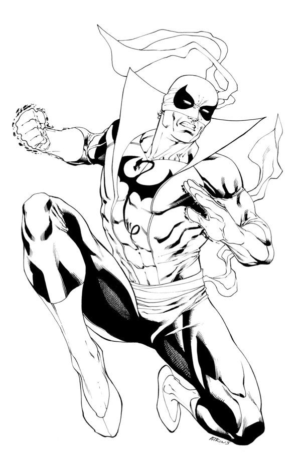 iron fist-kleurplaat-gratis-2
