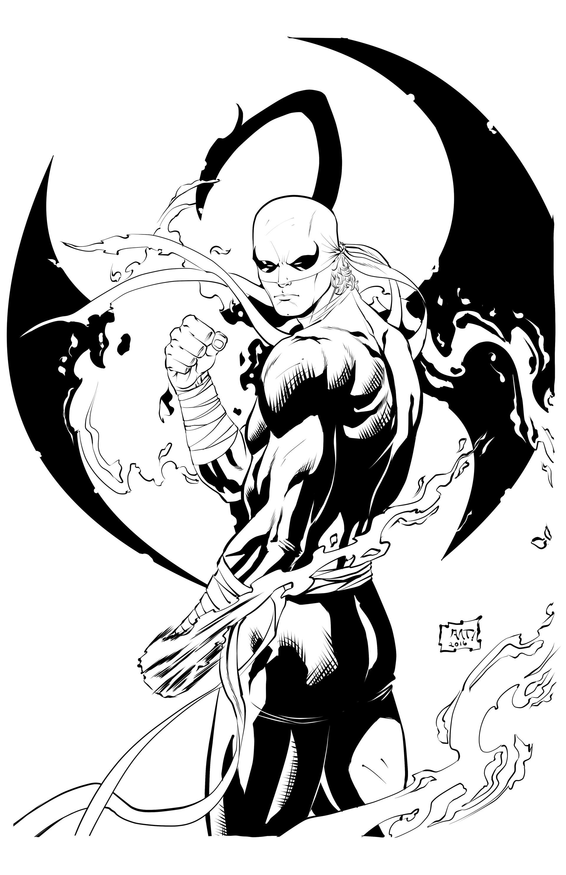 iron fist-kleurplaat-gratis-8