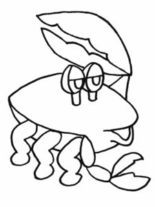 krab-kleurplaat-gratis-5