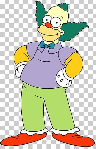 krusty de clown-kleurplaat-gratis-11