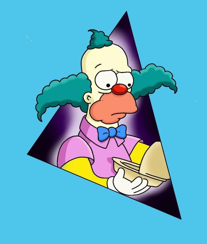krusty de clown-kleurplaat-gratis-14