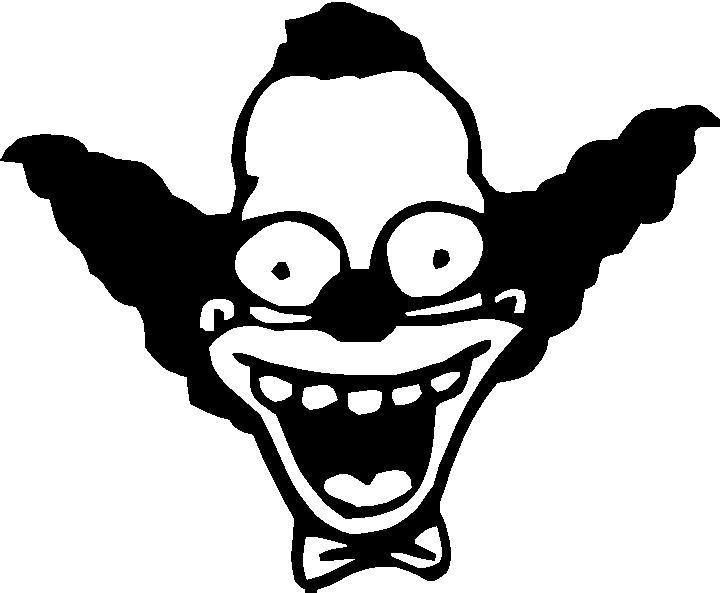 krusty de clown-kleurplaat-gratis-5
