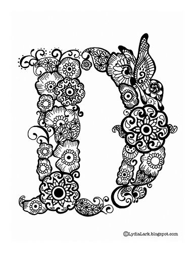 letter d-kleurplaat-gratis-6