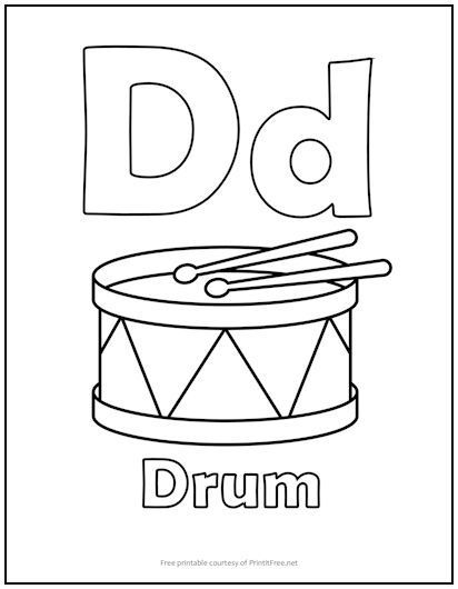 letter d-kleurplaat-gratis-9