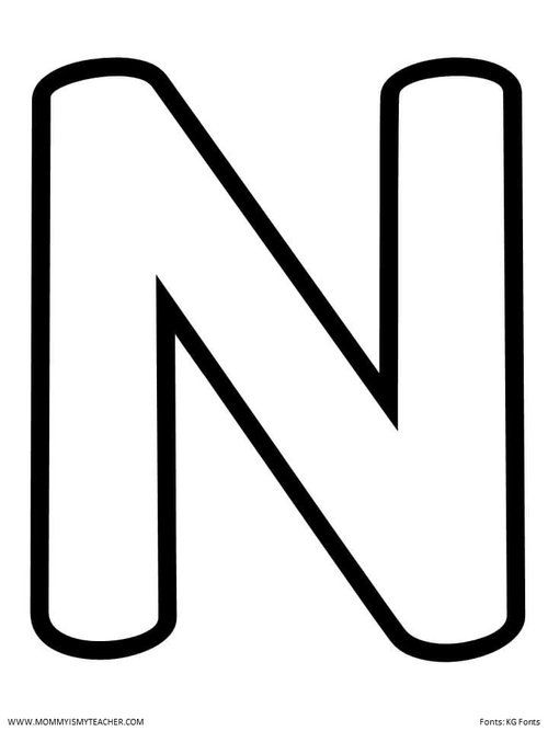 letter n-kleurplaat-gratis-3