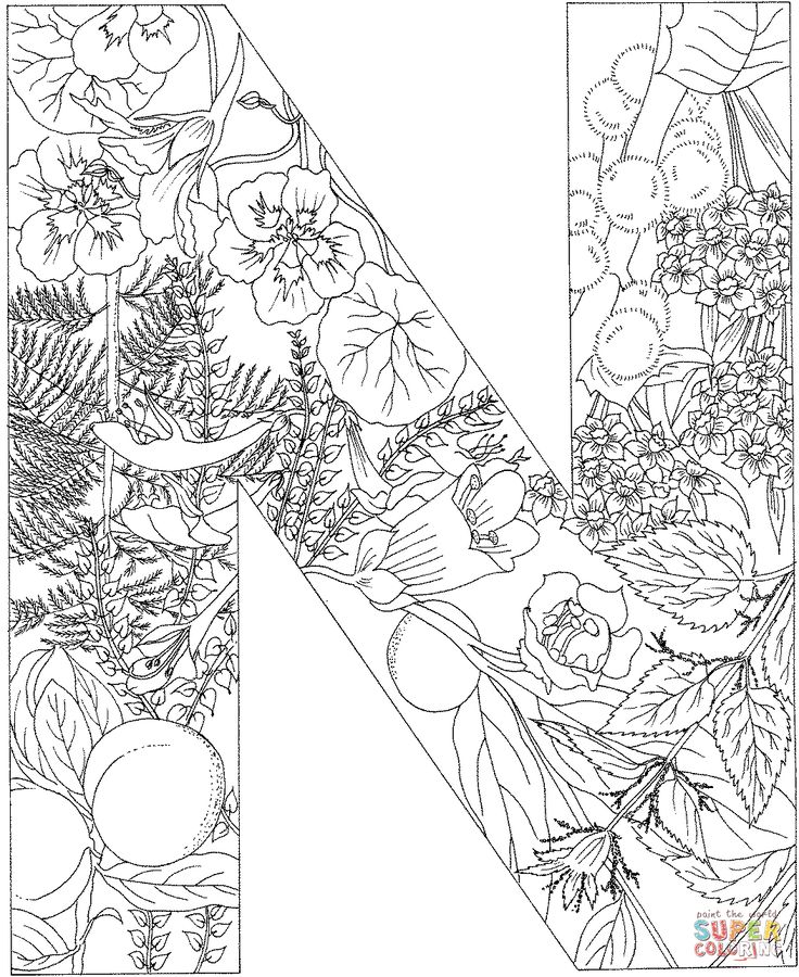 letter n-kleurplaat-gratis-7