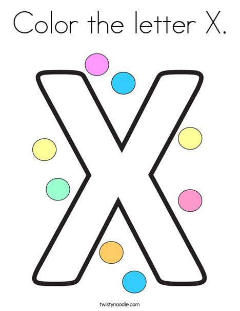letter x-kleurplaat-gratis-10