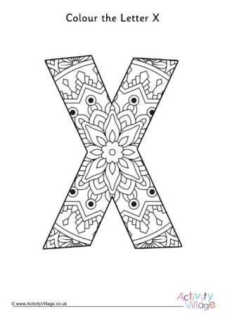 letter x-kleurplaat-gratis-5