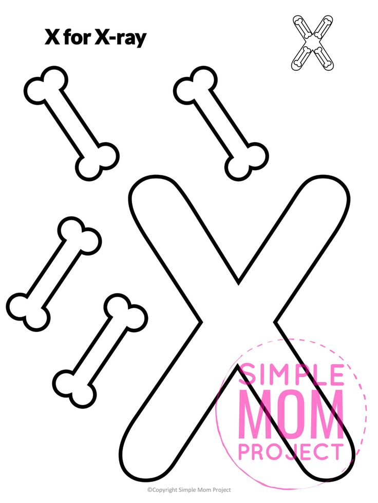 letter x-kleurplaat-gratis-8