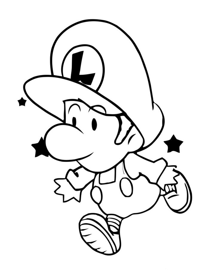 luigi-kleurplaat-gratis-8