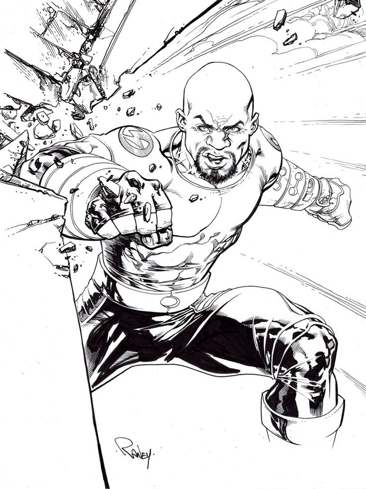 luke cage-kleurplaat-gratis-2