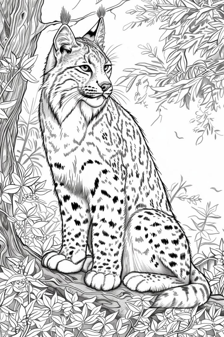 lynx-kleurplaat-gratis-1