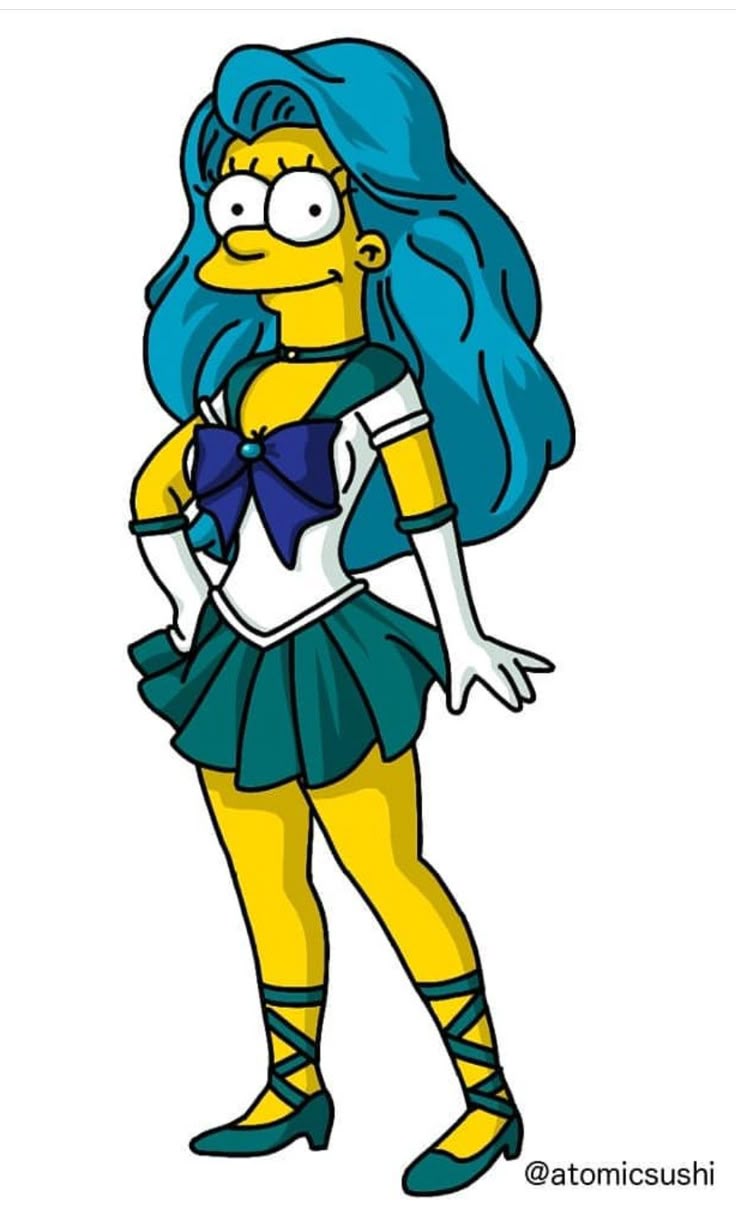 marge simpson-kleurplaat-gratis-12