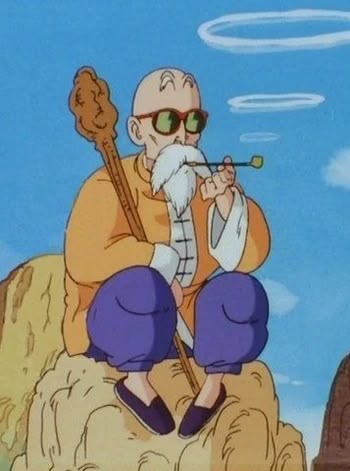 meester roshi-kleurplaat-gratis-11