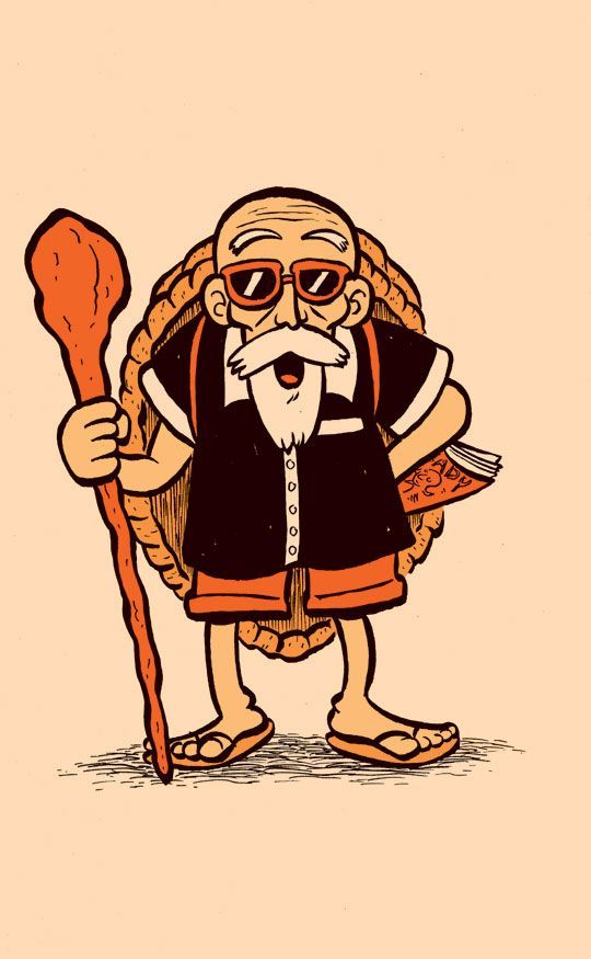 meester roshi-kleurplaat-gratis-13