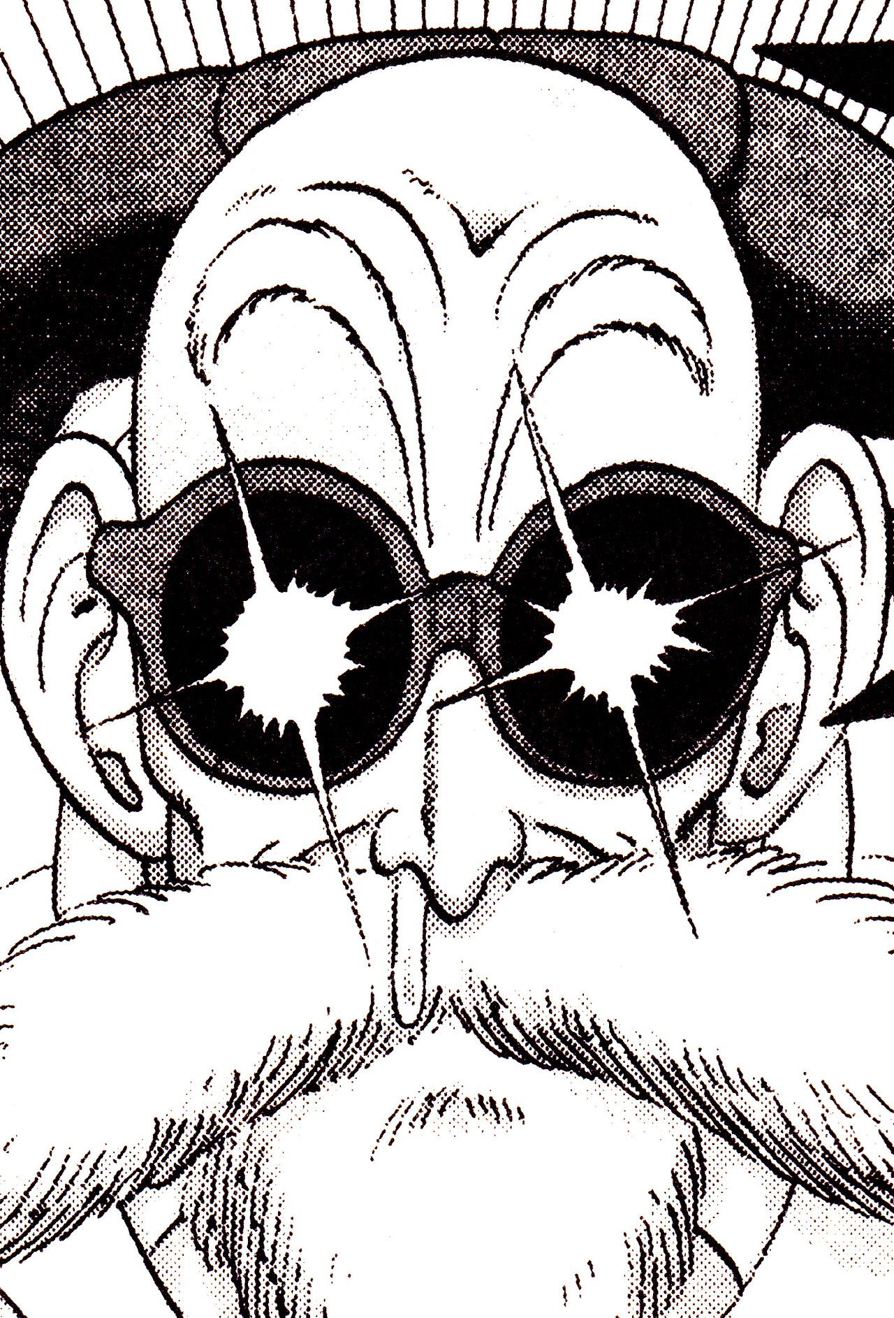 meester roshi-kleurplaat-gratis-2