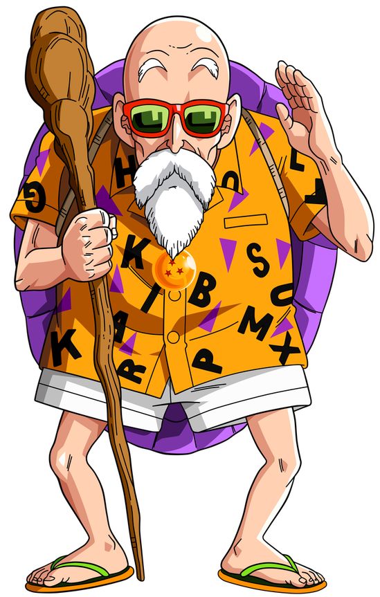 meester roshi-kleurplaat-gratis-3