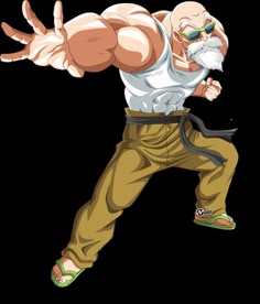 meester roshi-kleurplaat-gratis-4