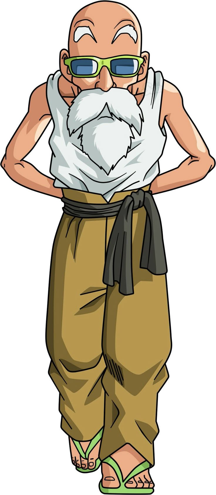 meester roshi-kleurplaat-gratis-6