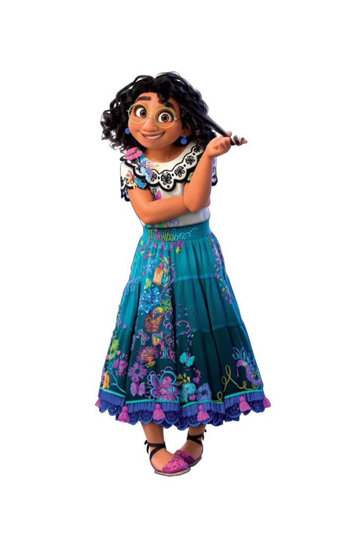 mirabel madrigal encanto-kleurplaat-gratis-8