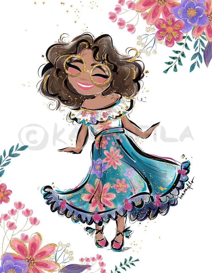 mirabel madrigal encanto-kleurplaat-gratis-9