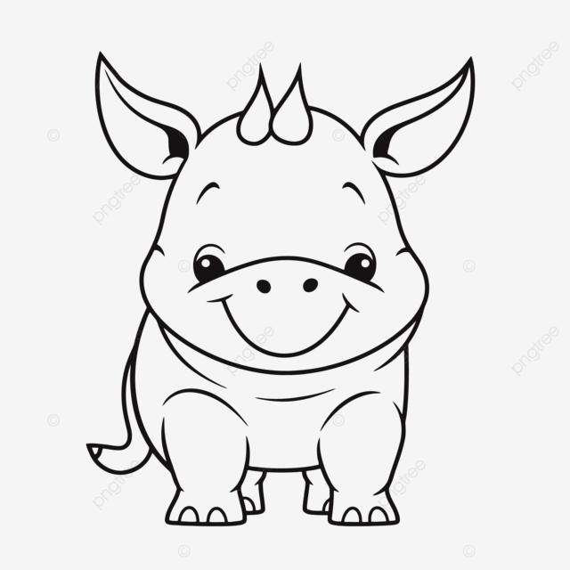 neushoorn-kleurplaat-gratis-5