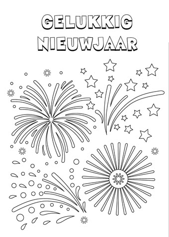 nieuwjaarsdag 1 januari-kleurplaat-gratis-2