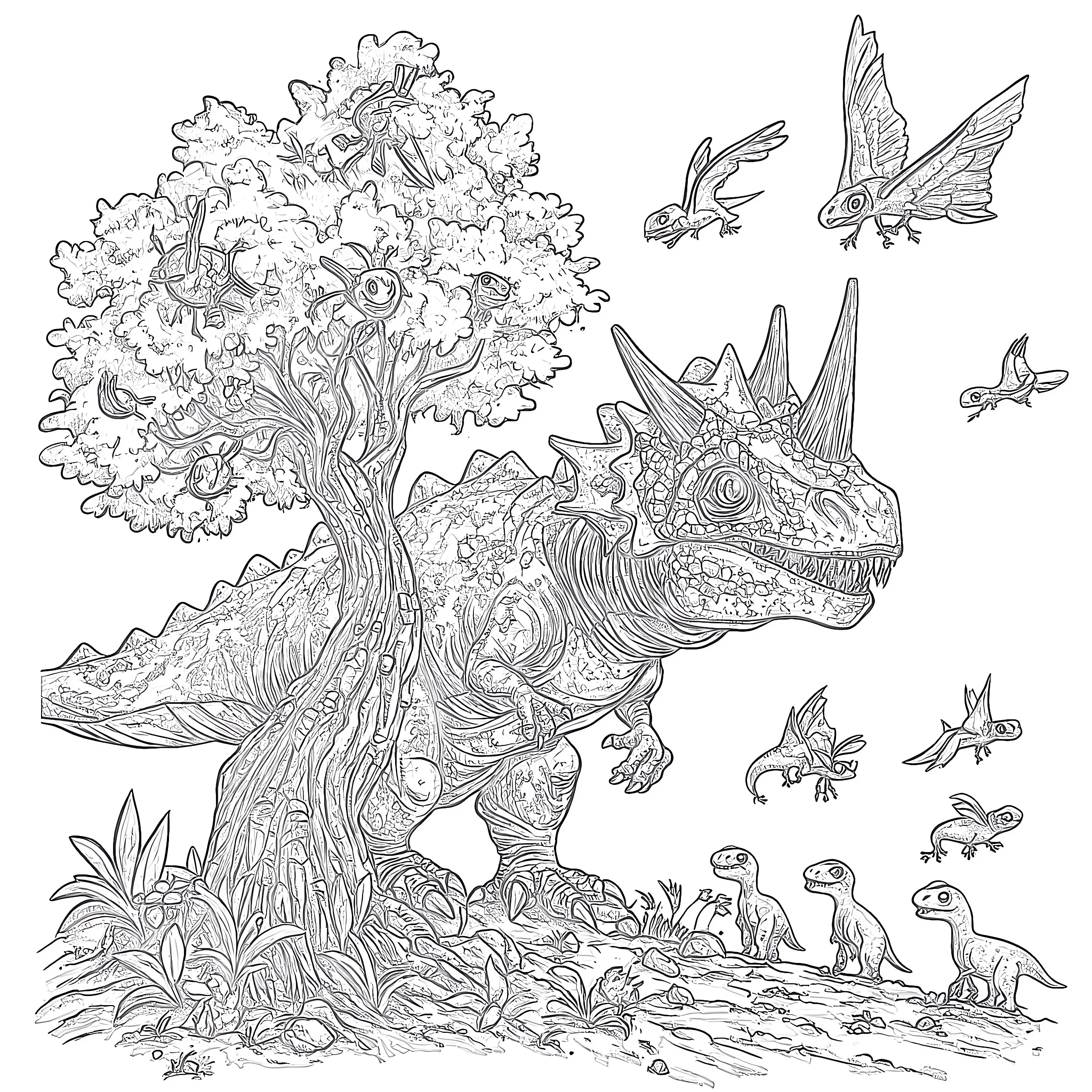 pachycephalosaurus-kleurplaat-gratis-12