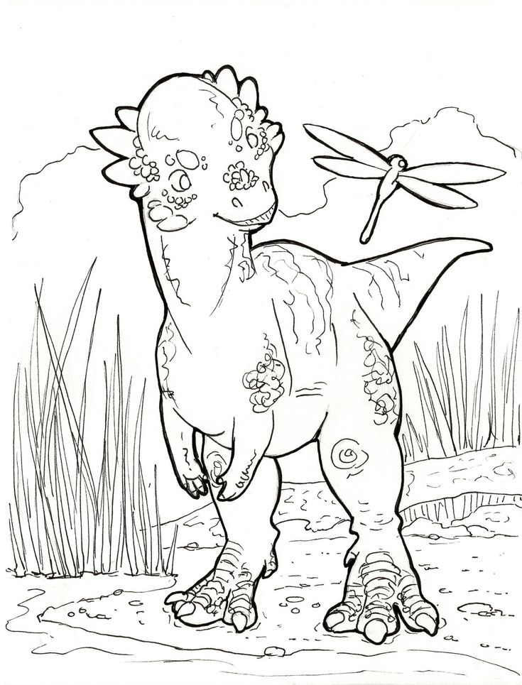 pachycephalosaurus-kleurplaat-gratis-2
