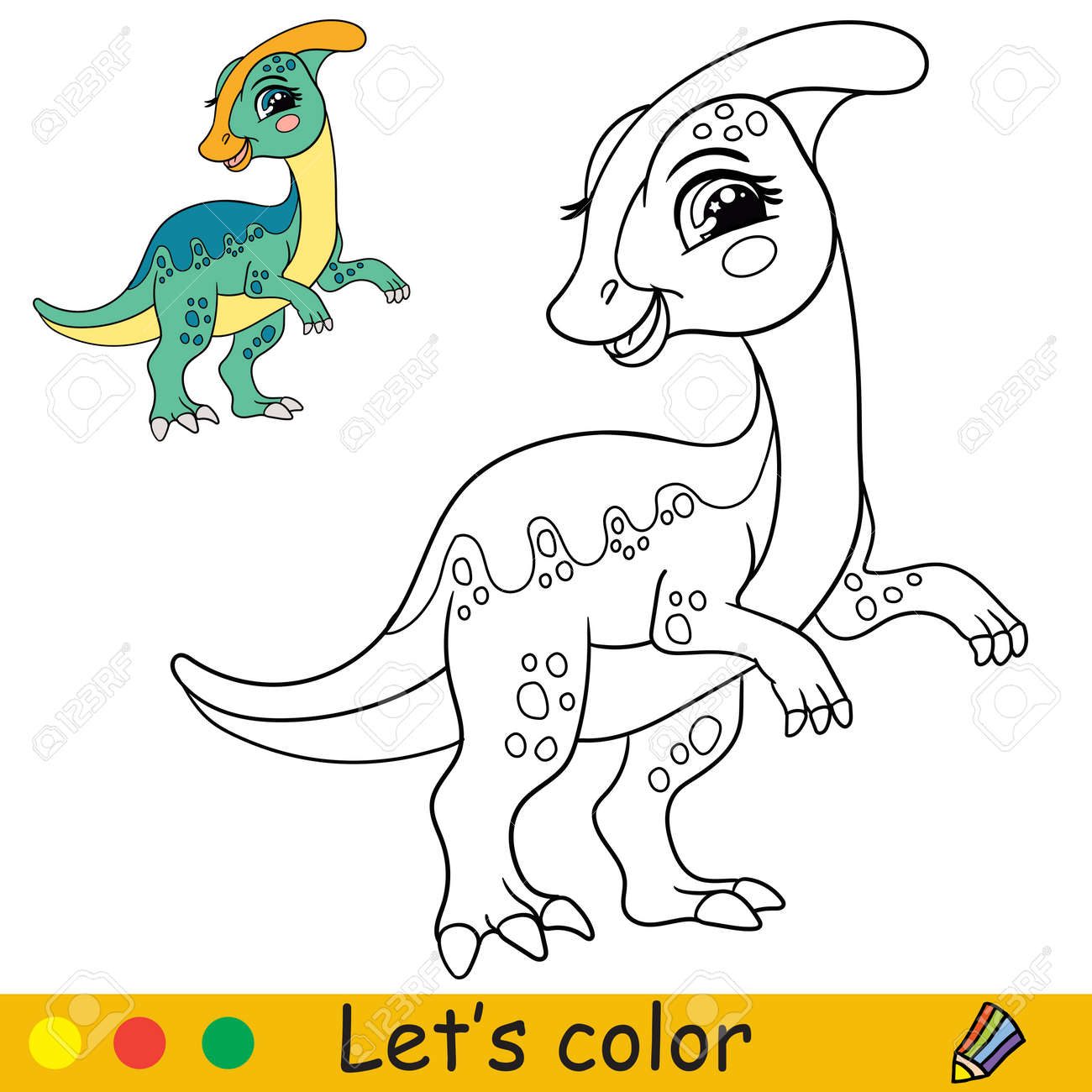 parasaurolophus-kleurplaat-gratis-11