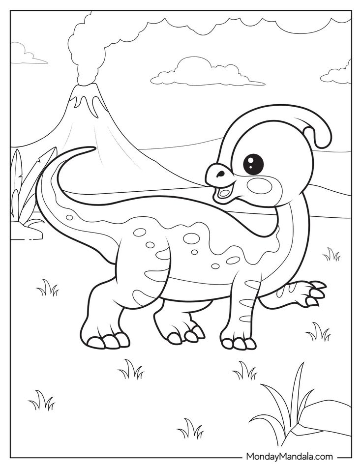parasaurolophus-kleurplaat-gratis-6