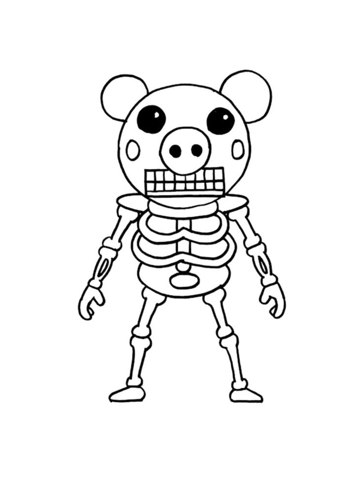 piggy roblox-kleurplaat-gratis-3