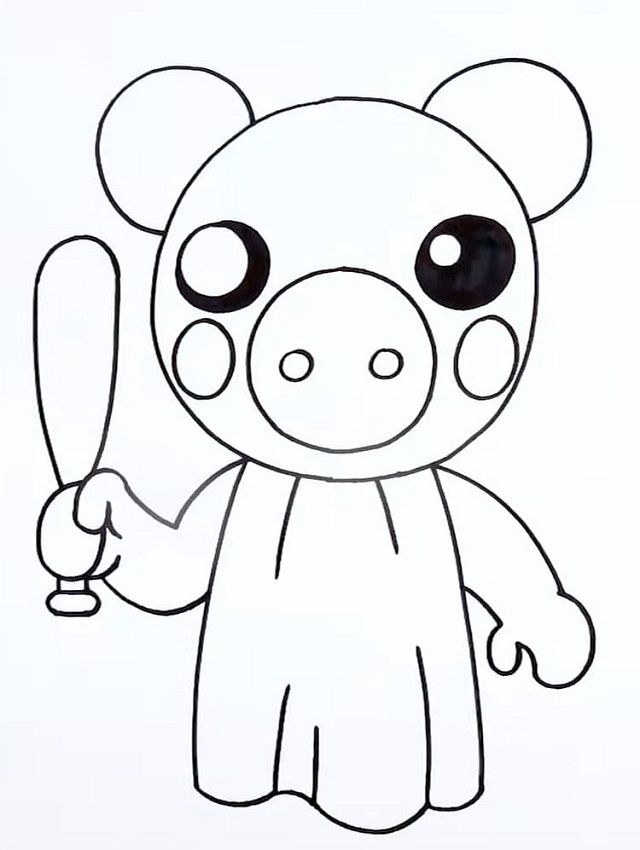 piggy roblox-kleurplaat-gratis-9
