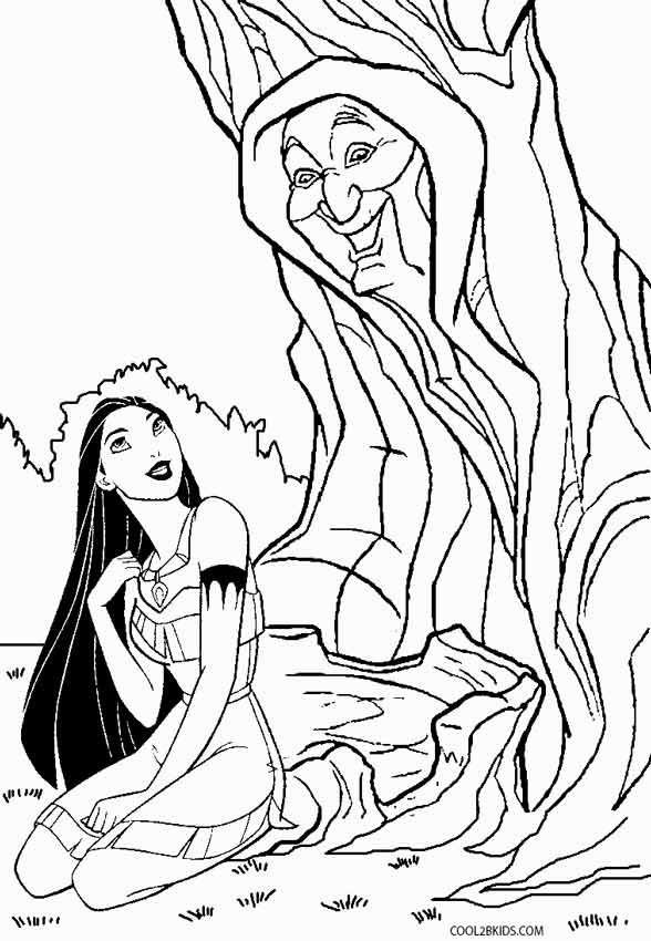 pocahontas-kleurplaat-gratis-8
