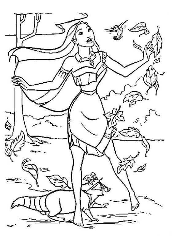 pocahontas-kleurplaat-gratis-9
