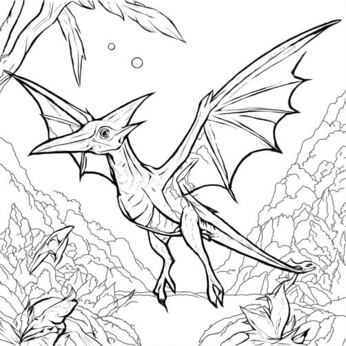 pteranodon-kleurplaat-gratis-8