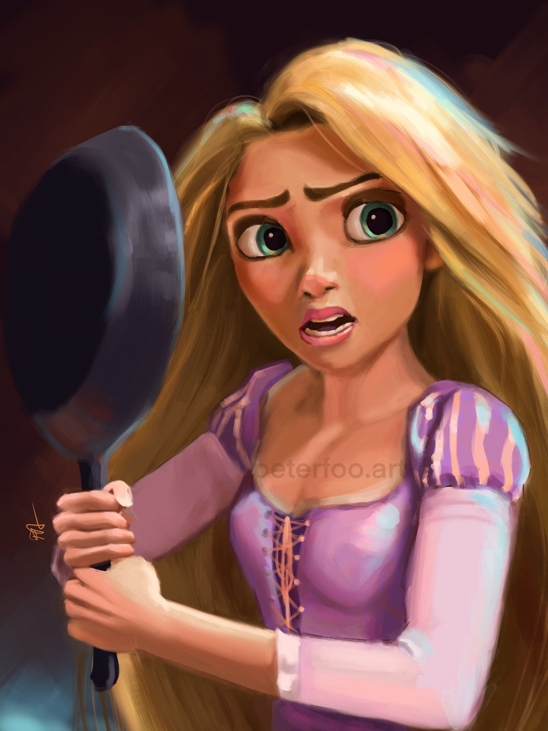 rapunzel tangled-kleurplaat-gratis-14