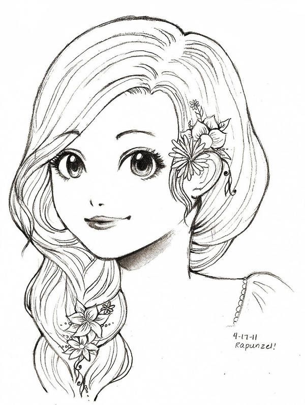 rapunzel tangled-kleurplaat-gratis-3