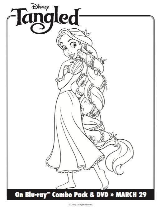 rapunzel tangled-kleurplaat-gratis-7