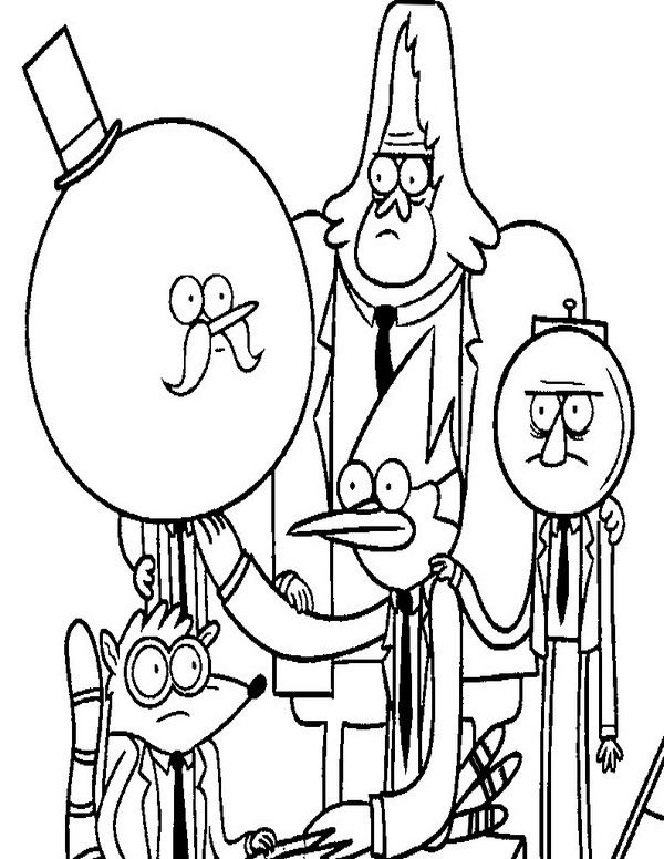 rigby-kleurplaat-gratis-7