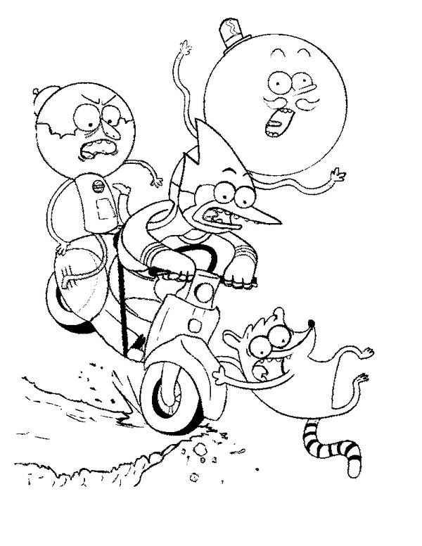 rigby-kleurplaat-gratis-8