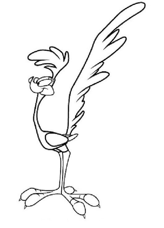 road runner-kleurplaat-gratis-1