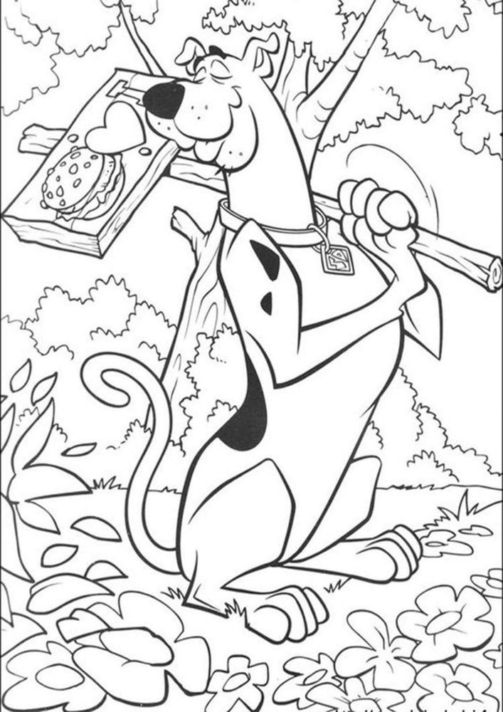 scooby doo-kleurplaat-gratis-1